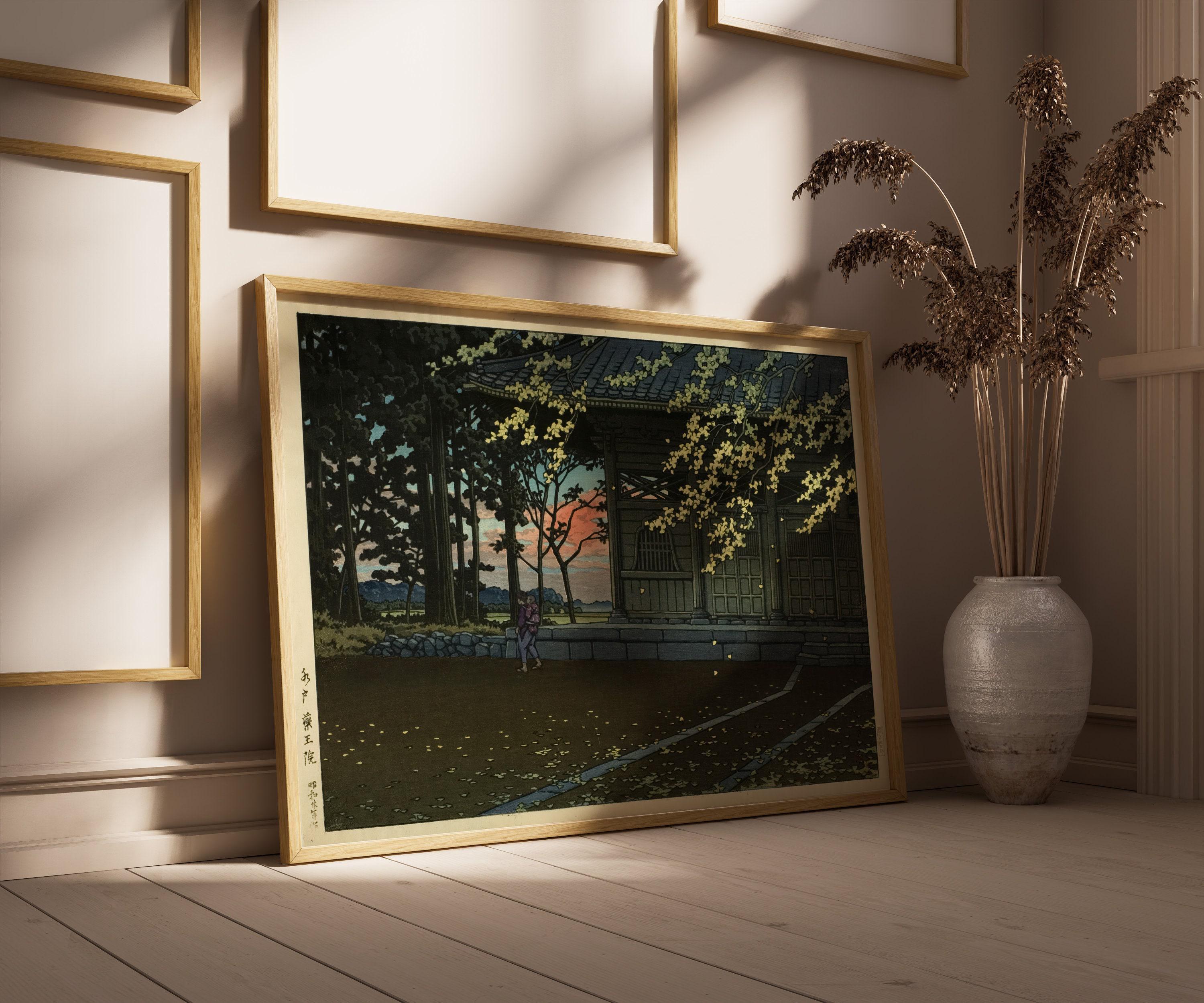 Kawase Hasui Yakuo Temple Print: Japanese Woodblock Art Giclee - 9ArtPrints