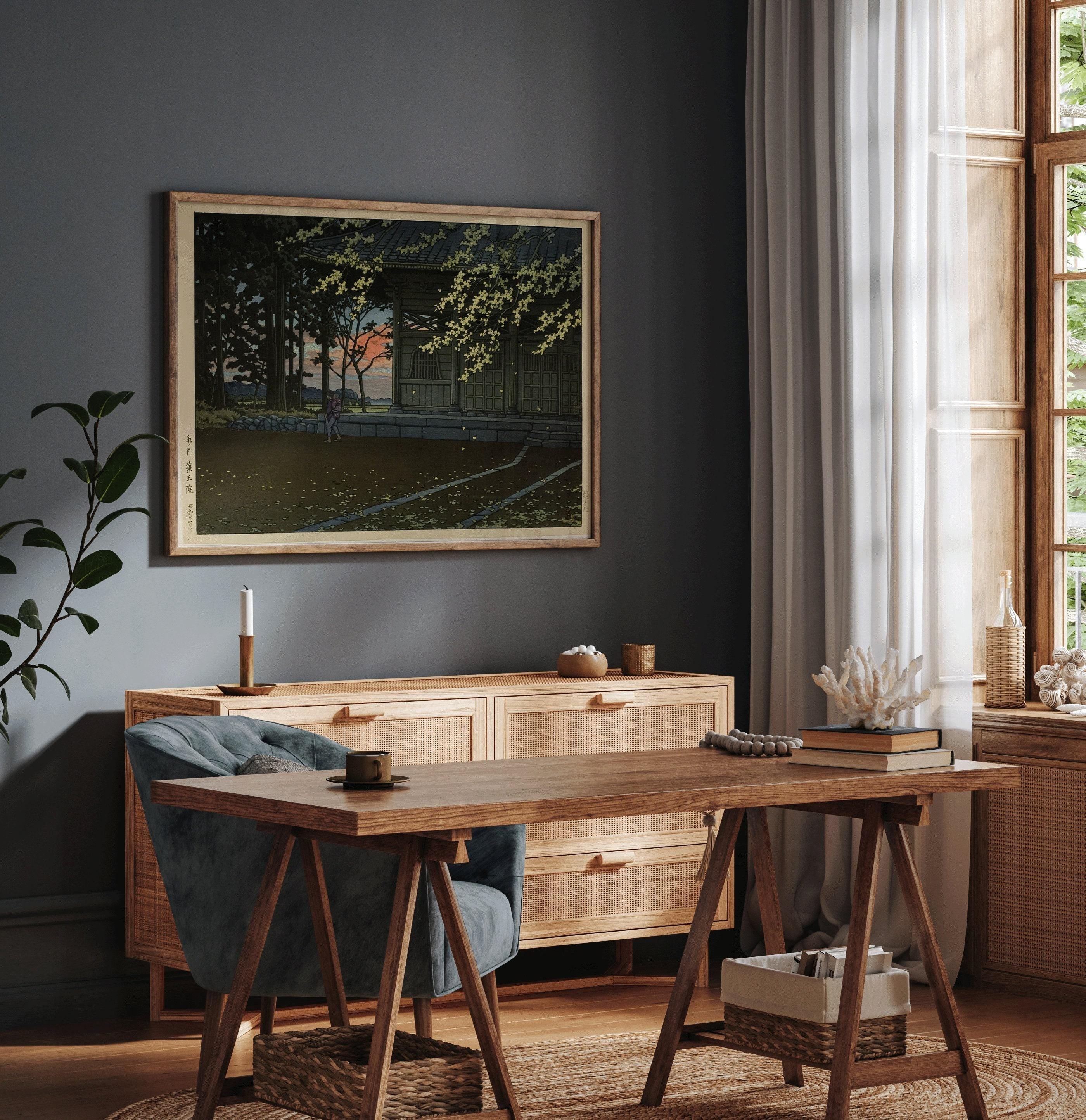 Kawase Hasui Yakuo Temple Print: Japanese Woodblock Art Giclee - 9ArtPrints