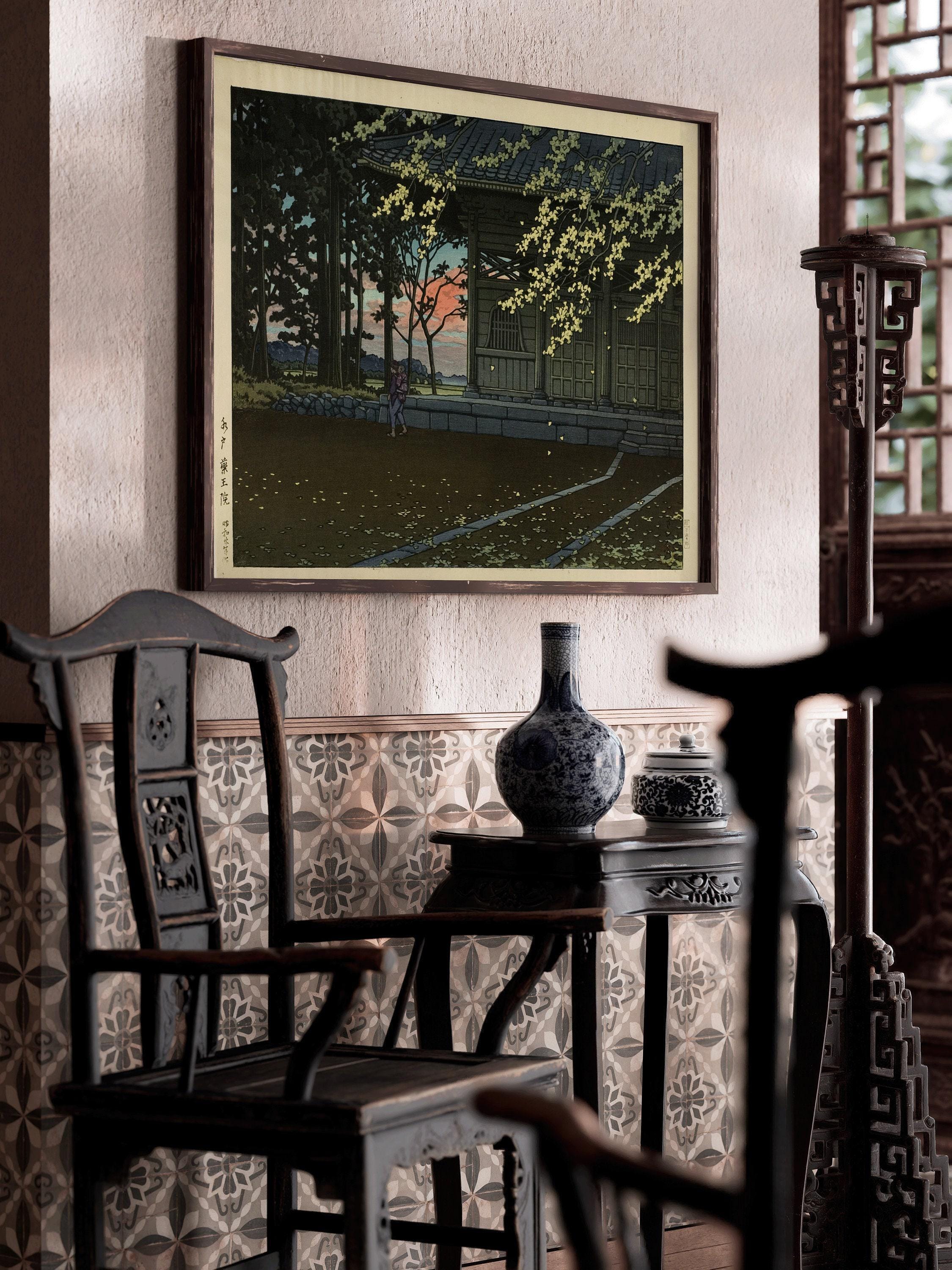 Kawase Hasui Yakuo Temple Print: Japanese Woodblock Art Giclee - 9ArtPrints