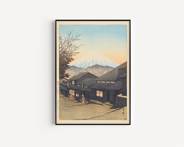 Kawase Hasui — Yui, Suruga Province | Japanese Woodblock Print (Shin Hanga)