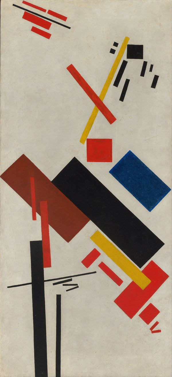 Kazimir Malevich — House Under Construction | Suprematism Fine Art Print (2×1)