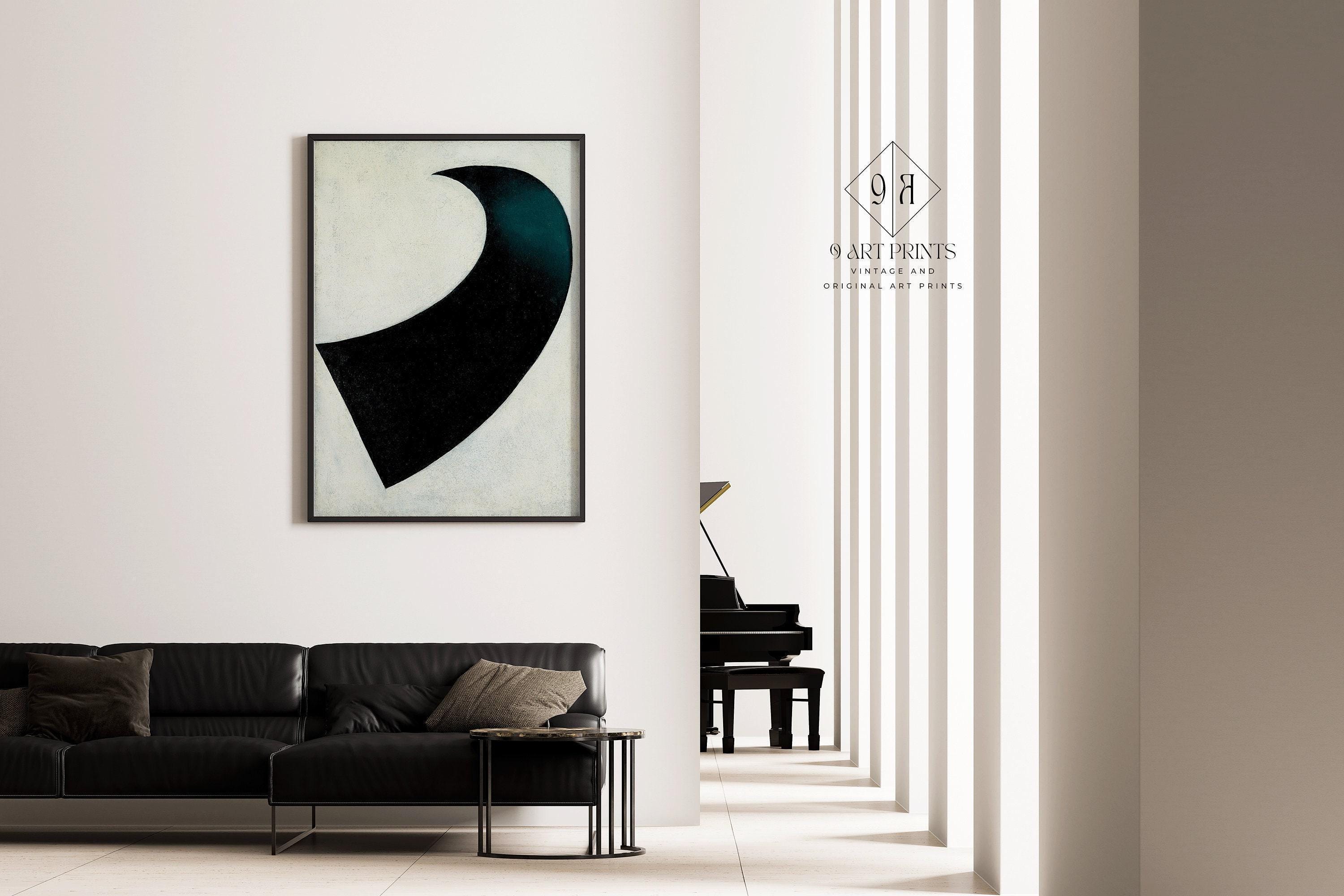 Kazimir Malevich - Suprematism PREMIUM GICLÉE PRINT | Vintage Monochrome Art (Available handframed or unframed) - 9ArtPrints