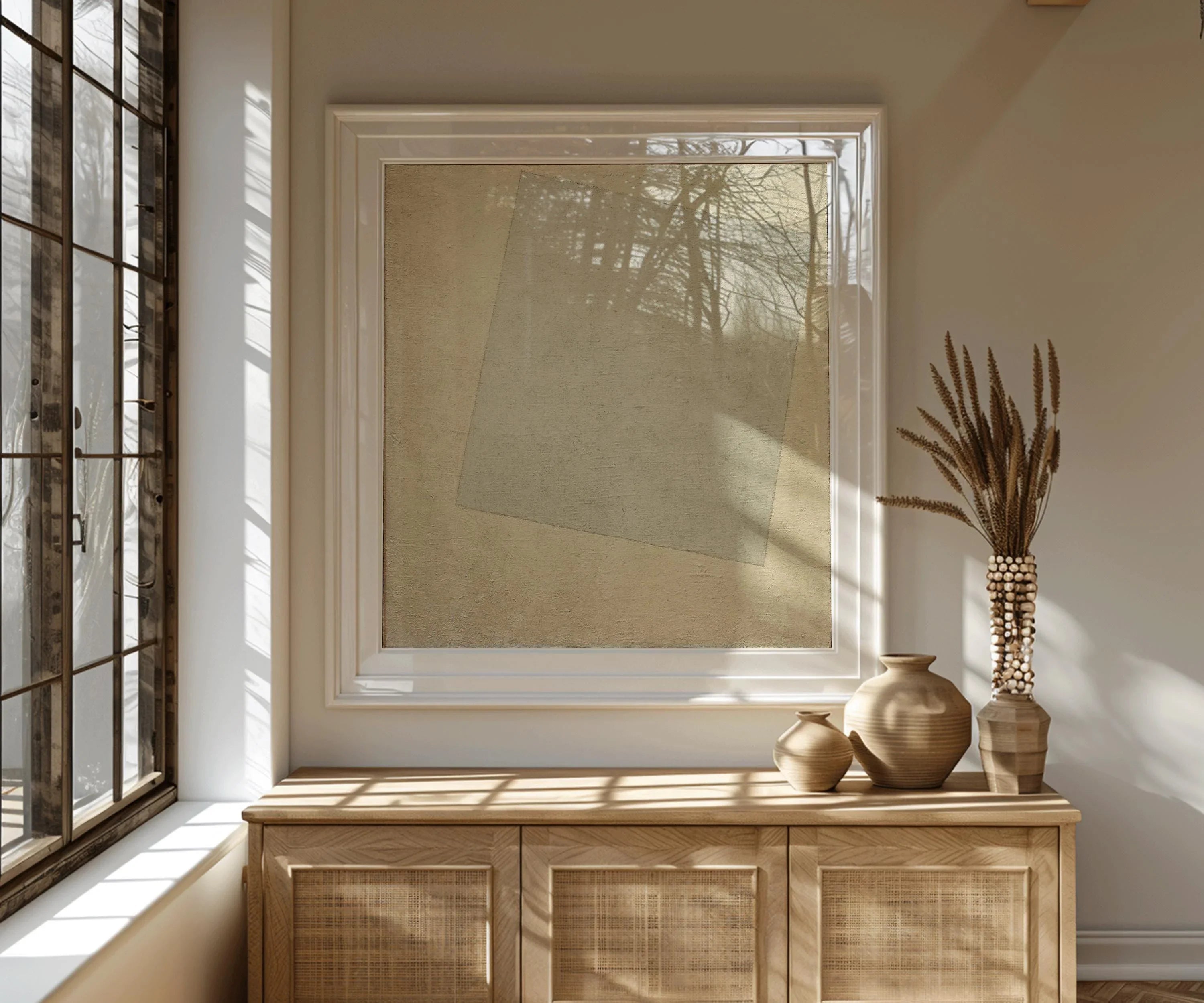 Kazimir Malevich White on White Giclee Print: Modern Abstract Art (1x1) - 9ArtPrints