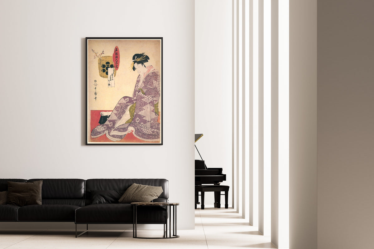 Kitagawa Utamaro — Asajiu of Daimonjiya / Nanatsuume of Momenya | Japanese Woodblock Print (Ukiyo-e) - 9ArtPrints