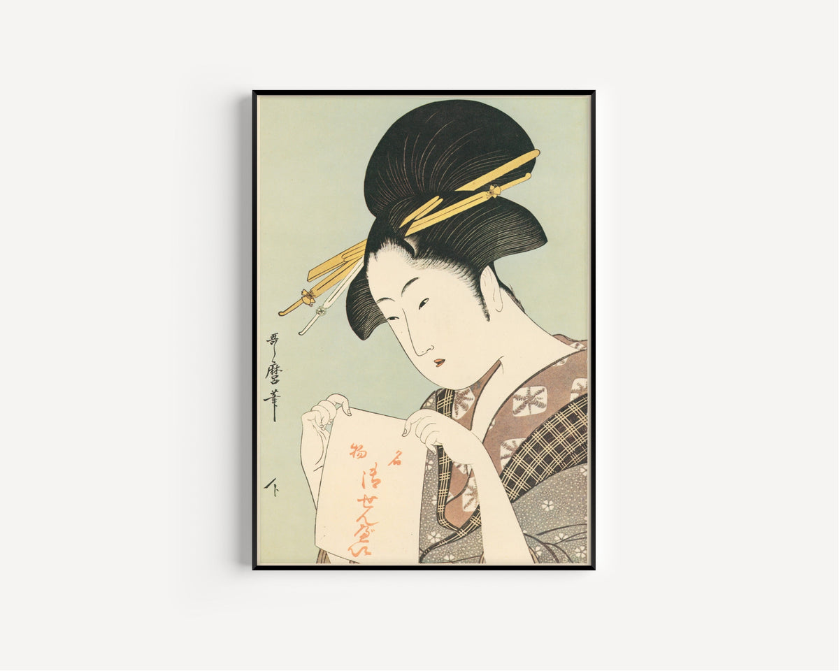 Kitagawa Utamaro — Crackers, Special Feature of the Shop | Japanese Woodblock Print (Ukiyo-e) - 9ArtPrints
