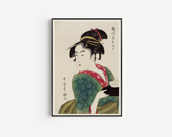Kitagawa Utamaro — Naniwaya Okita | Japanese Woodblock Print (Ukiyo-e)