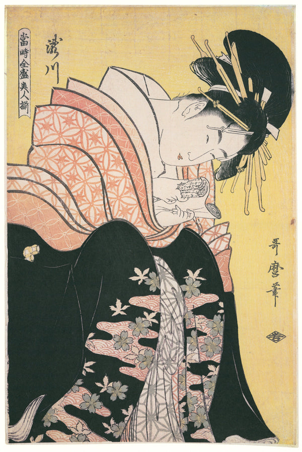 Kitagawa Utamaro — Takigawa | Japanese Woodblock Print (Ukiyo-e)