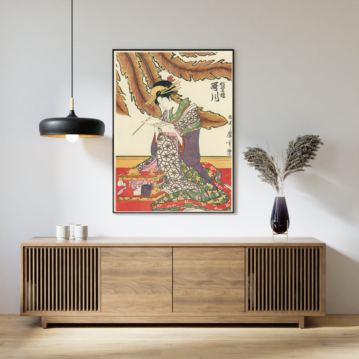 Kitagawa Utamaro — Three Beauties of Matsubaya: Utagawa | Japanese Woodblock Print (Ukiyo-e) - 9ArtPrints