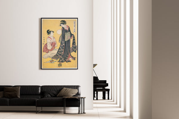 Kitagawa Utamaro — Upper Class | Japanese Woodblock Print (Ukiyo-e)