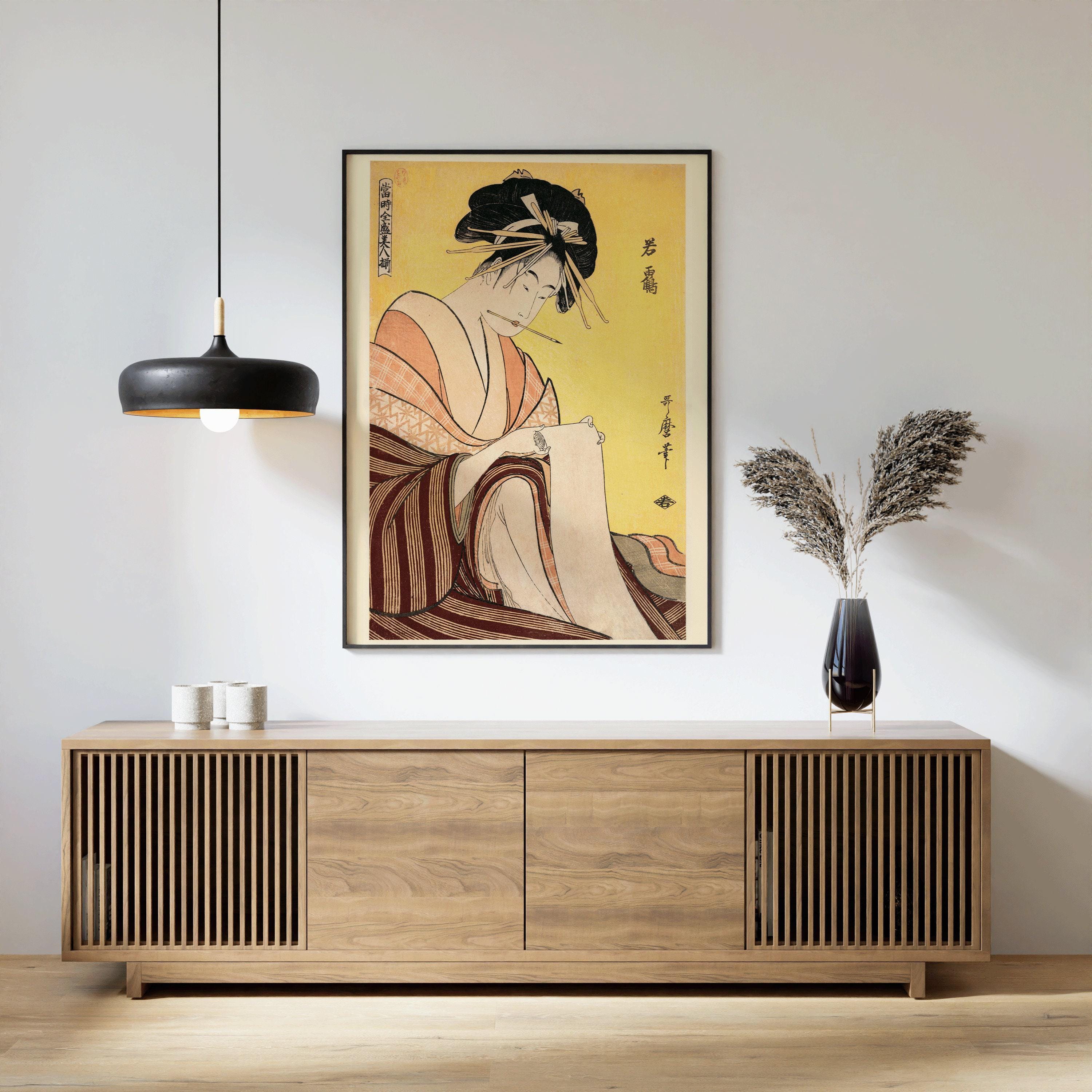 Kitagawa Utamaro - Wakatsuru Ohara Koson | PREMIUM GICLÉE PRINT | Vintage Japanese Woodblock Art (available handframed or unframed) - 9ArtPrints