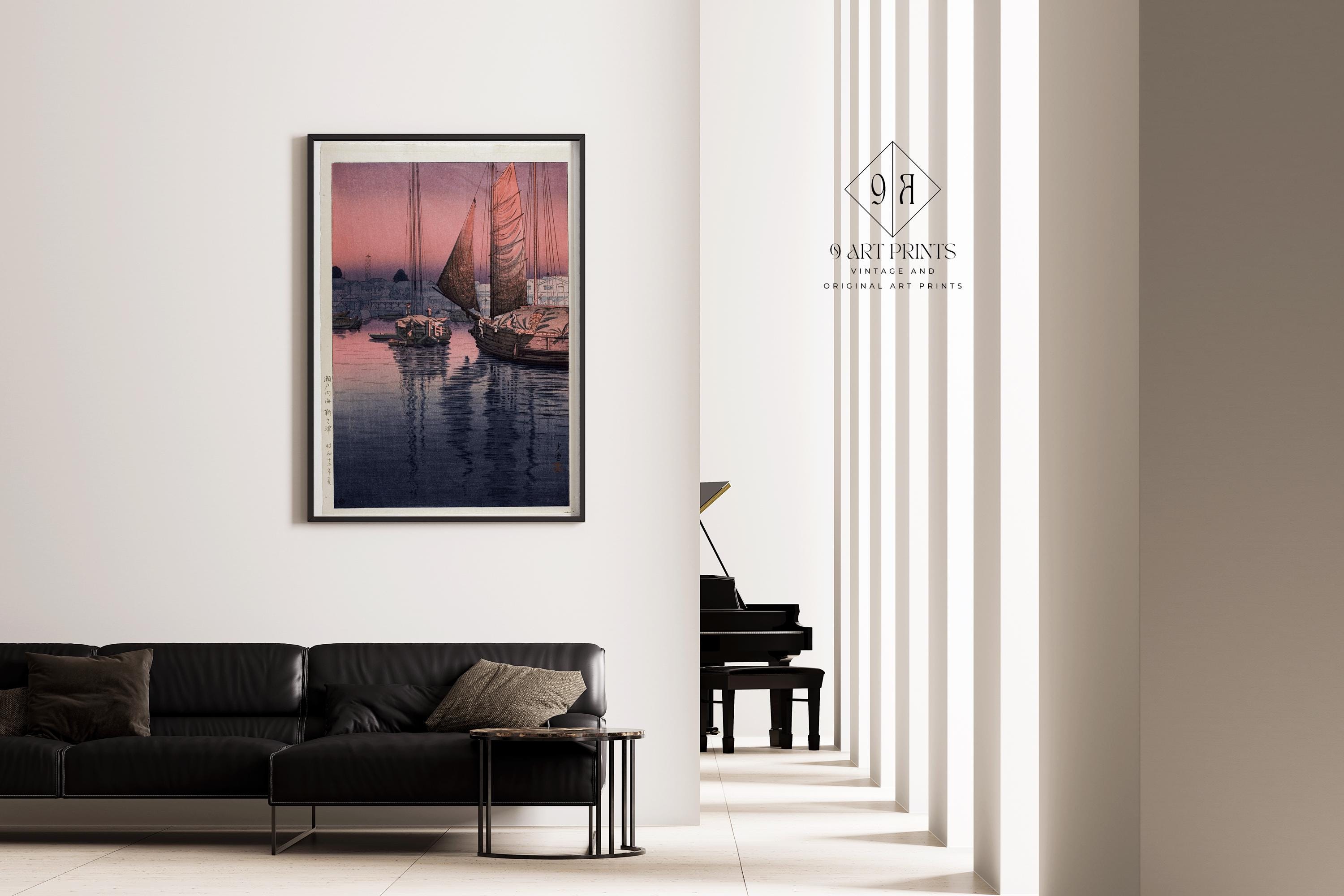 Koitsu Sunset Seascape: Vintage Japanese Woodblock Art Giclée Print - 9ArtPrints