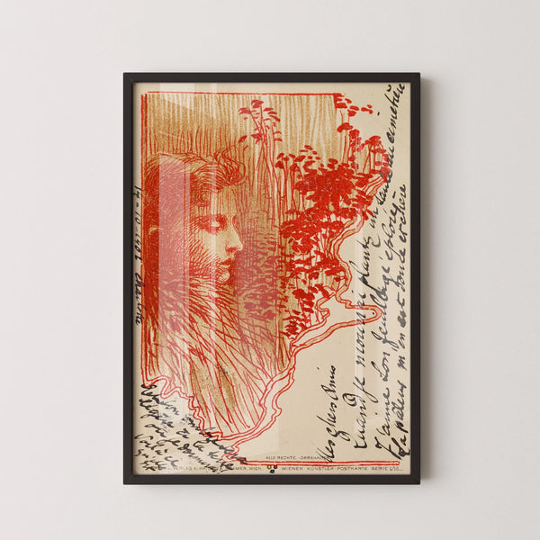 Koloman Moser — Postcard Sketch | Vienna Secession Print
