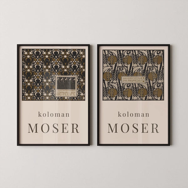 Koloman Moser — Statement Duo | Viennese Secession Art Print