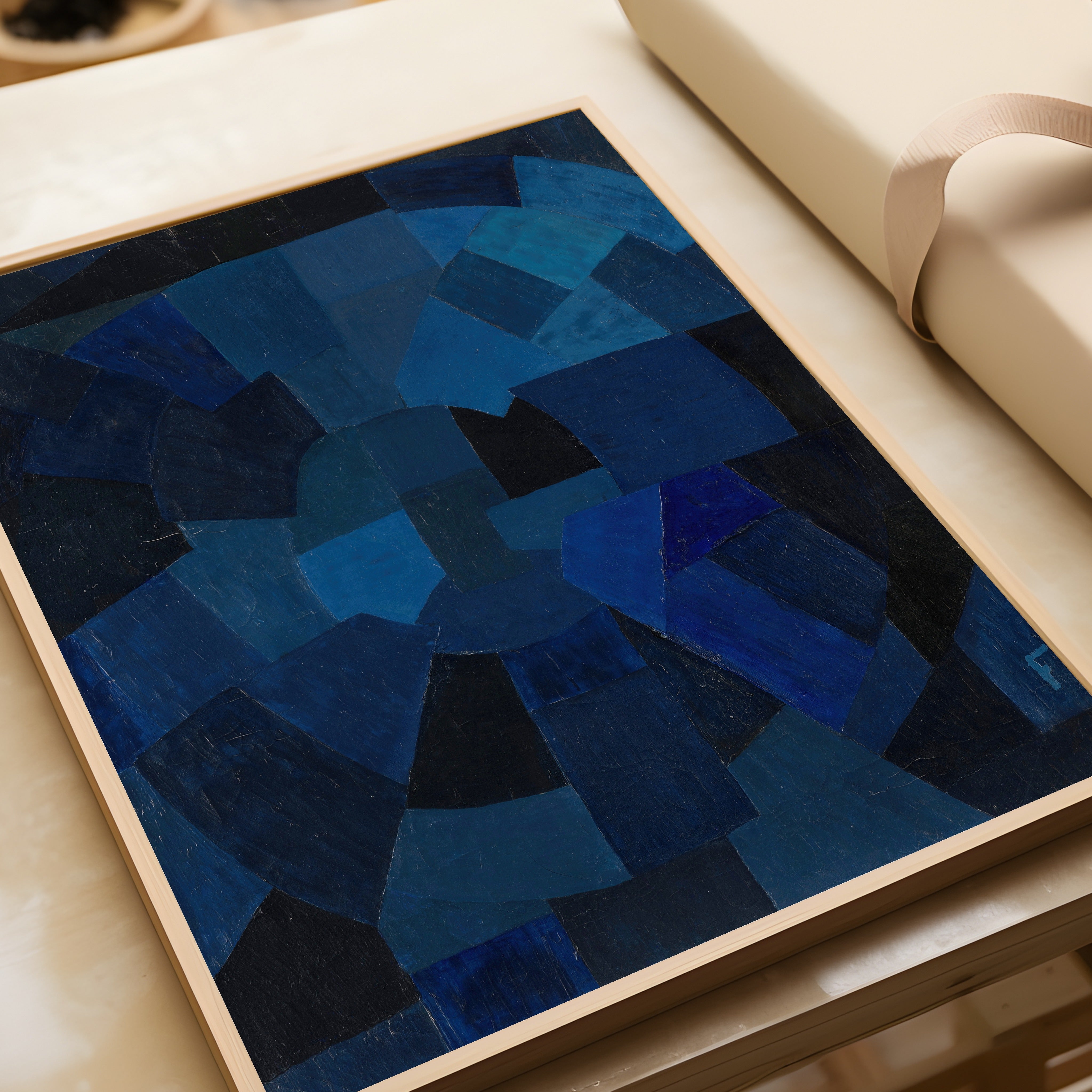 Otto Freundlich — Komposition in Blau (1931) | Composition in Blue — Abstract Fine Art Print