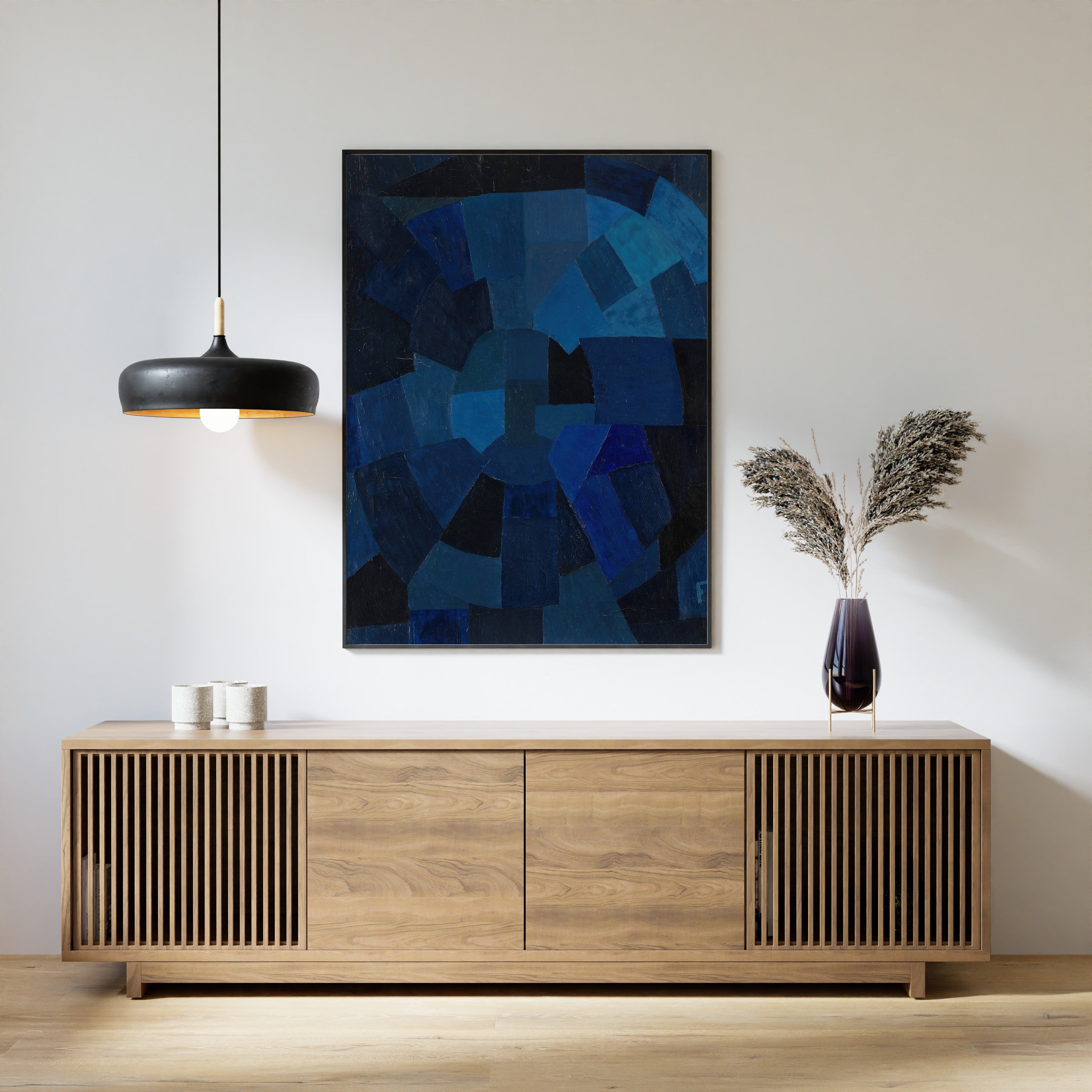 Otto Freundlich — Komposition in Blau (1931) | Composition in Blue — Abstract Fine Art Print