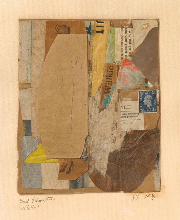 Kurt Schwitters — 47 108 Willkie | Fine Art Print