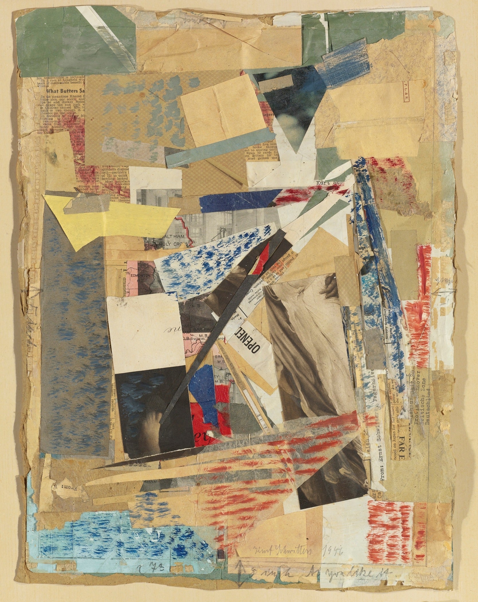 Kurt Schwitters — As You Like It | Dada Collage Fine Art Print - 9ArtPrints