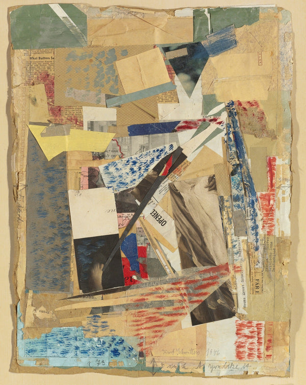 Kurt Schwitters — As You Like It | Dada Collage Fine Art Print