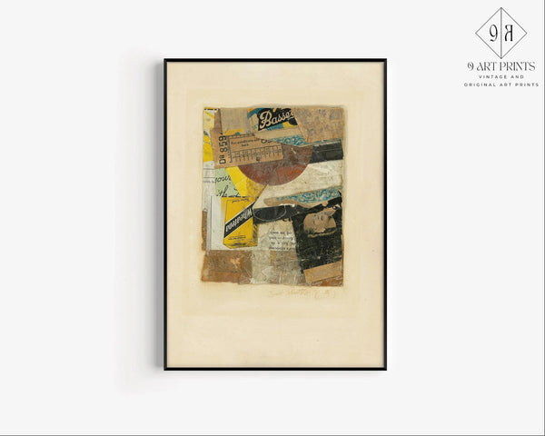 Kurt Schwitters — C 31 | Dada Merz Collage Fine Art Print
