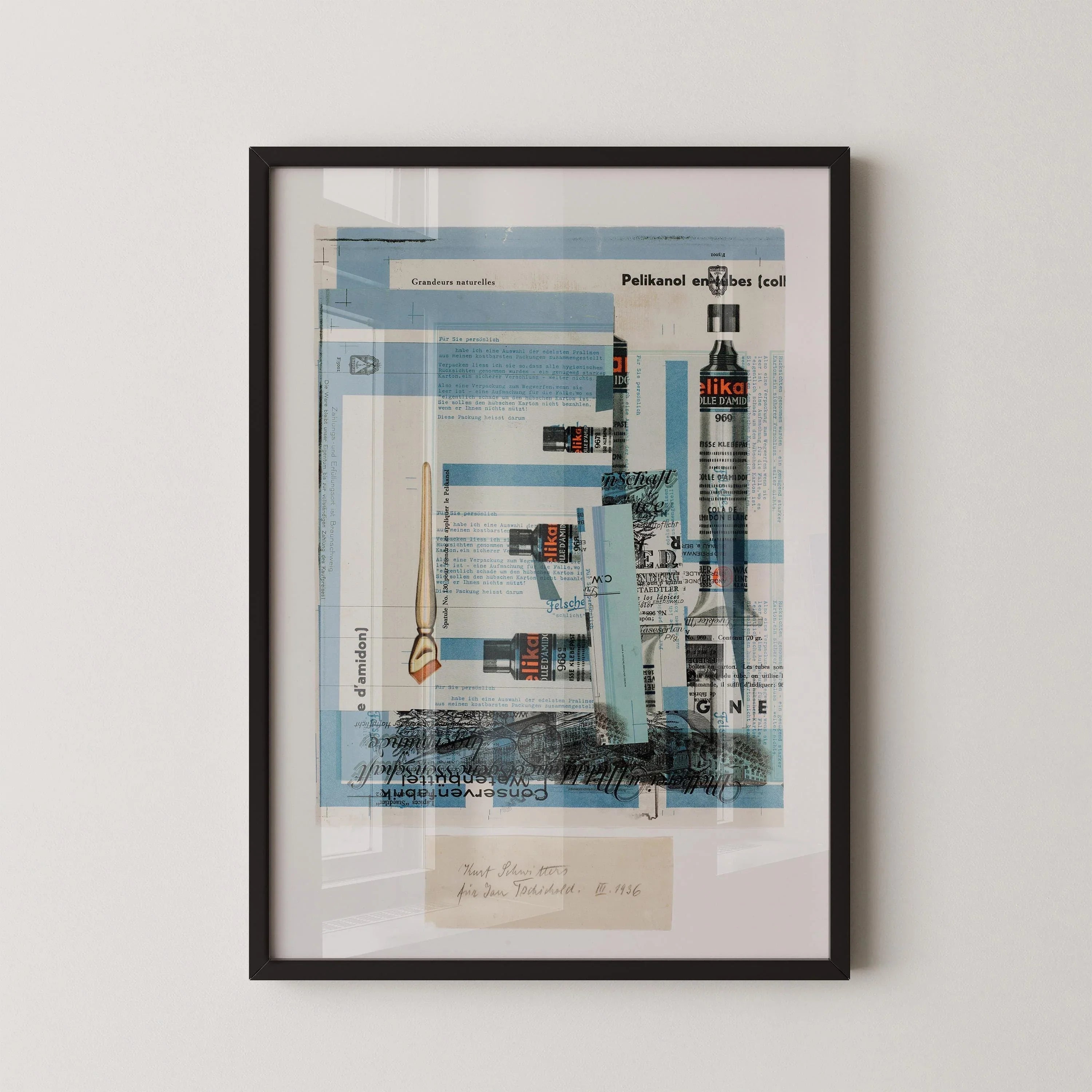 Kurt Schwitters Collage Art Print: Dadaist Constructivist Giclee Print - 9ArtPrints