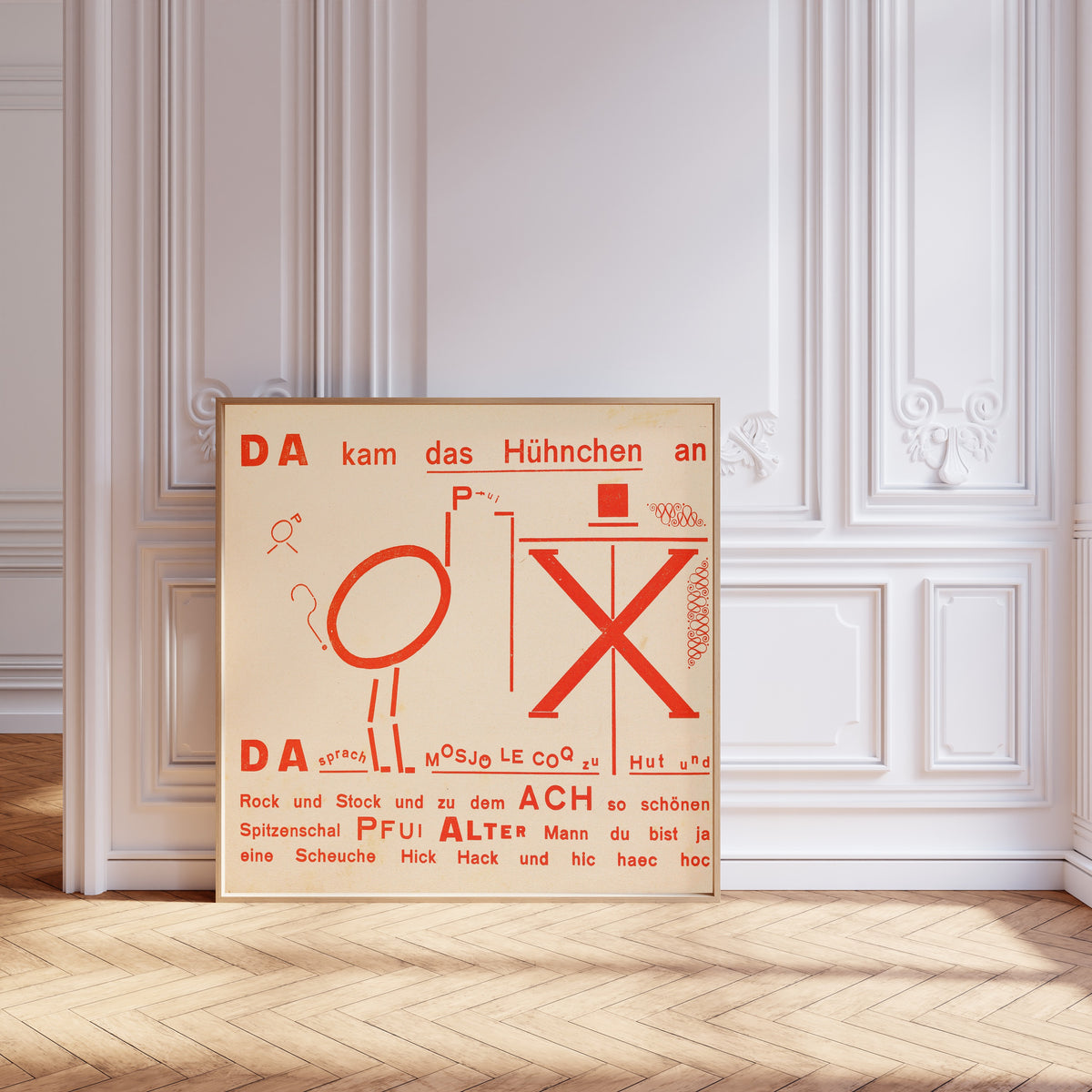 Kurt Schwitters — Die Scheuche | Fine Art Print - 9ArtPrints