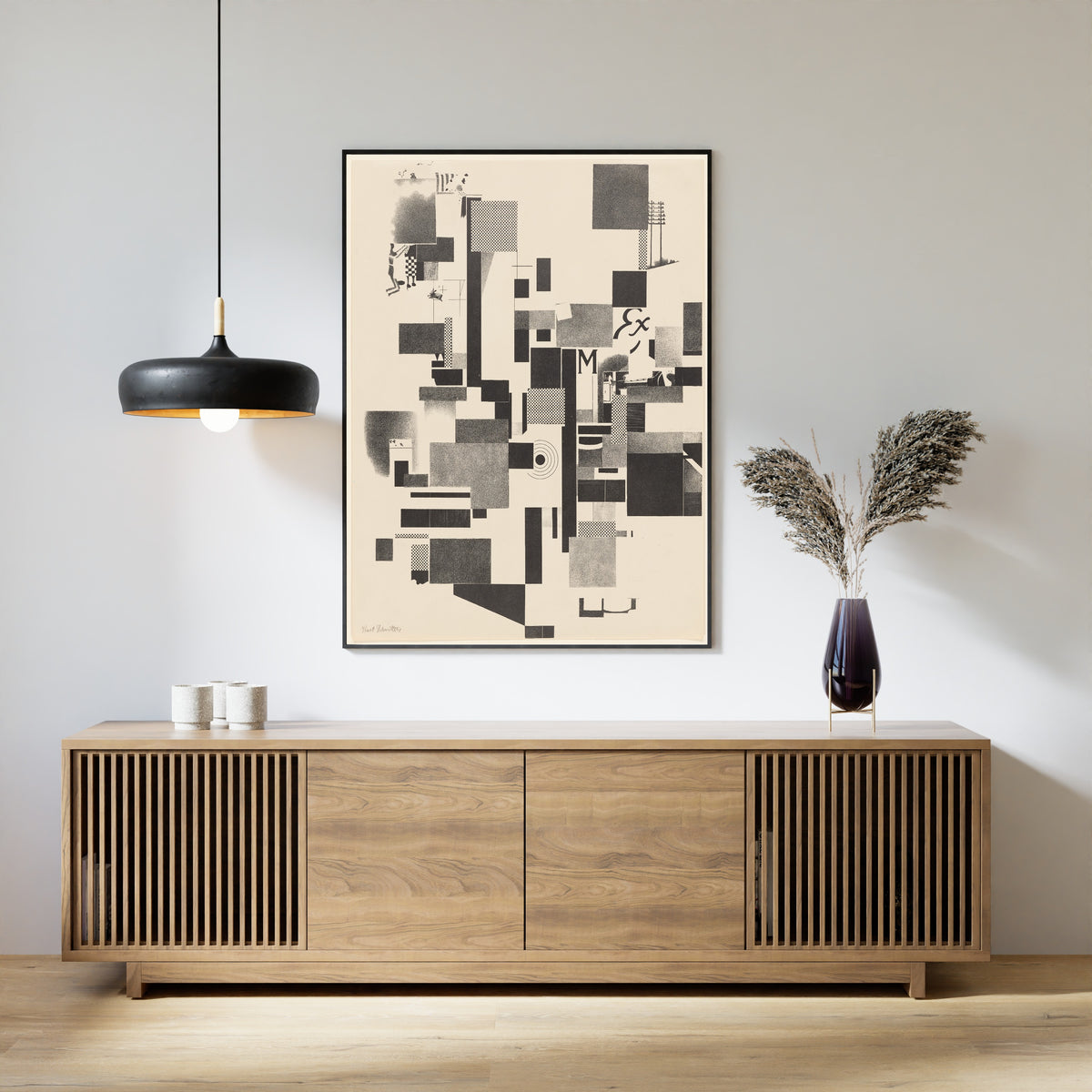 Kurt Schwitters — Merz 3. Kurt Schwitters 6 Lithos Pl.3 | Fine Art Print - 9ArtPrints