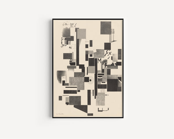 Kurt Schwitters — Merz 3. Kurt Schwitters 6 Lithos Pl.3 | Fine Art Print