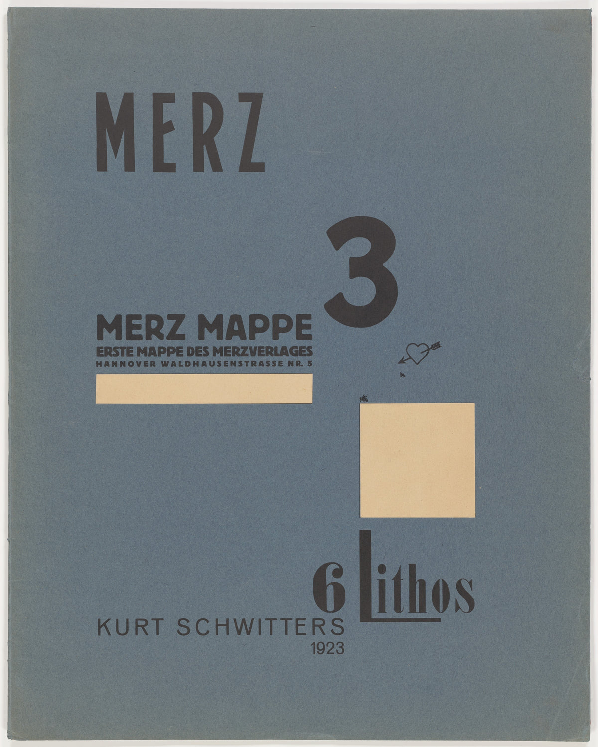 Kurt Schwitters — Merz 3. Kurt Schwitters 6 Lithos Pl.1 | Fine Art Print - 9ArtPrints