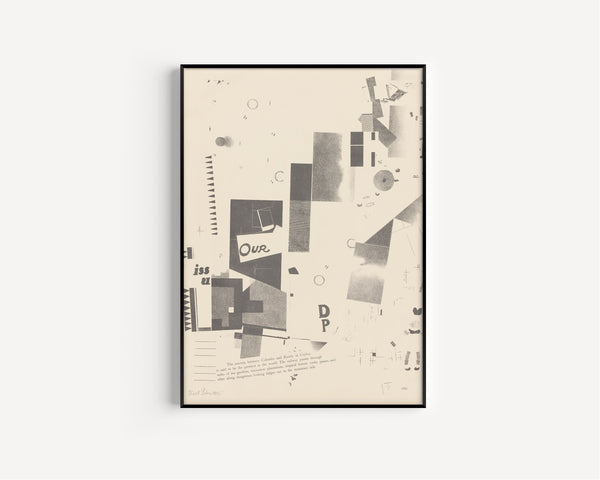 Kurt Schwitters — Merz 3. Kurt Schwitters 6 Lithos Pl.7 | Fine Art Print