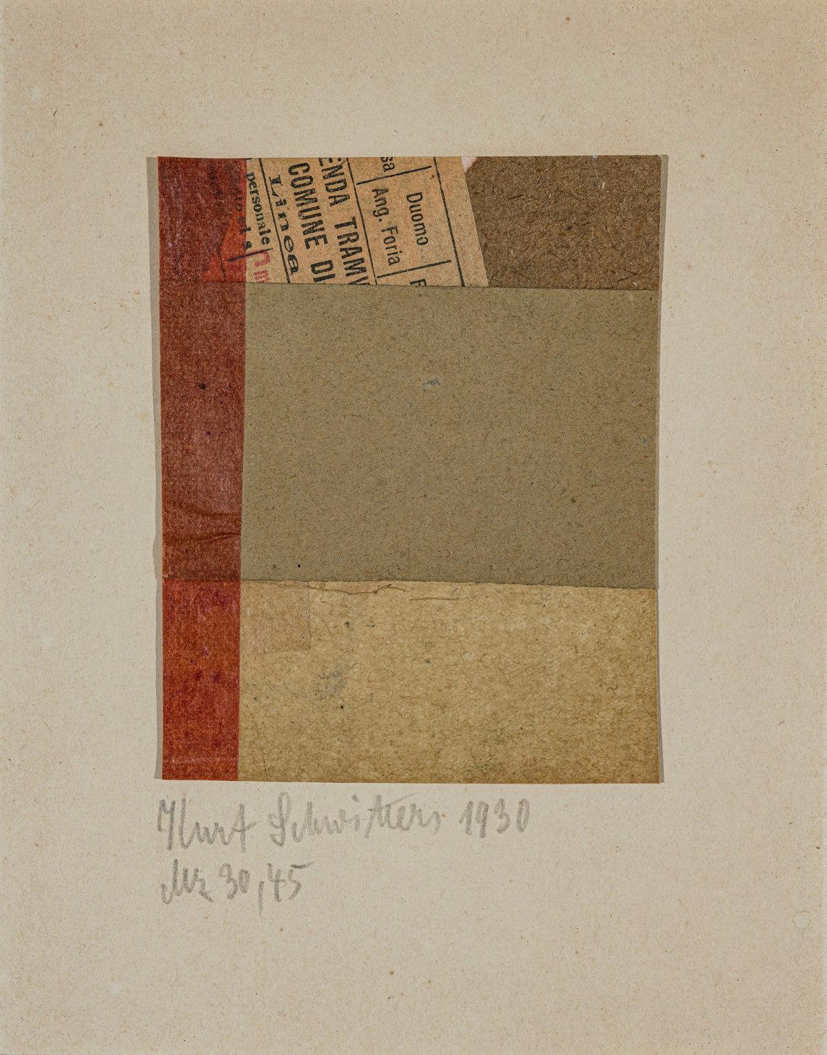 Kurt Schwitters — Mz 30, 45 | Fine Art Print - 9ArtPrints