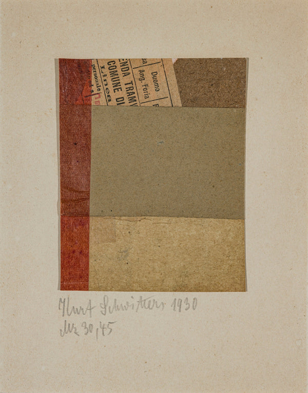 Kurt Schwitters — Mz 30, 45 | Fine Art Print
