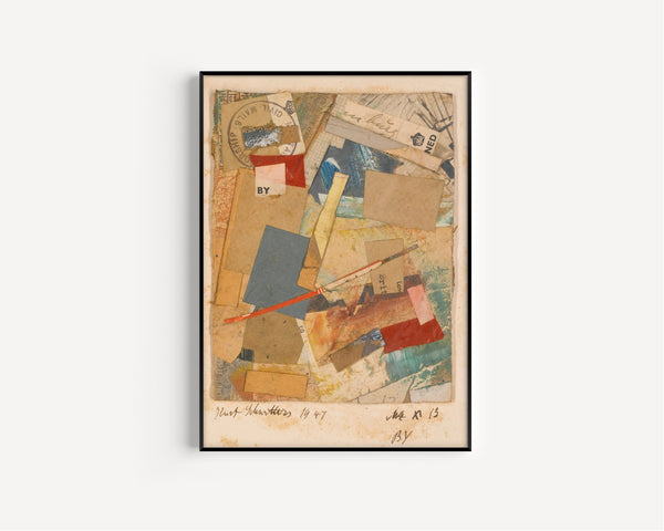 Kurt Schwitters — Mz X 13 | Fine Art Print