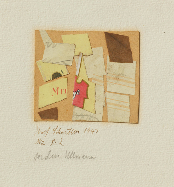 Kurt Schwitters — Mz x 2 | Fine Art Print