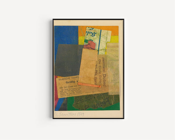Kurt Schwitters — Ohne Titel (Geldig) | Fine Art Print