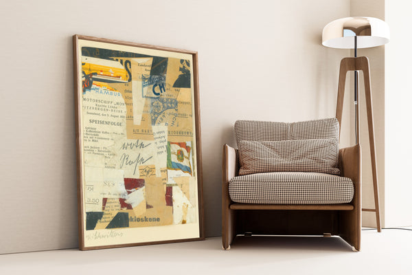 Kurt Schwitters — Ohne Titel (Rote Rose) | Fine Art Print