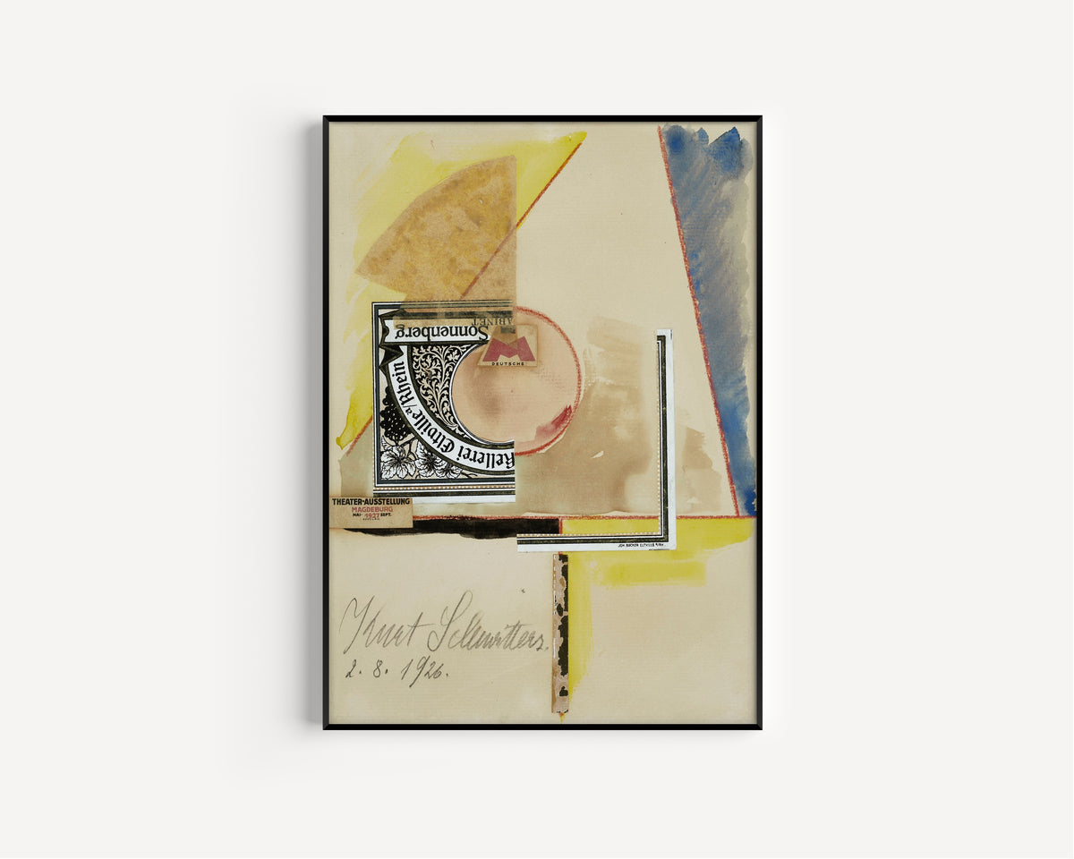 Kurt Schwitters — Ohne titel (Sonnenberg) | Fine Art Print - 9ArtPrints
