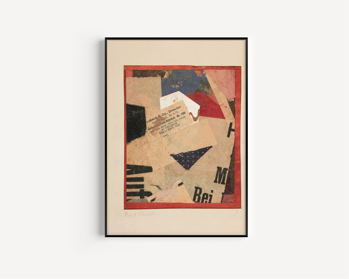Kurt Schwitters — Untitled [Lobeck & Co., Dresden] | Fine Art Print - 9ArtPrints