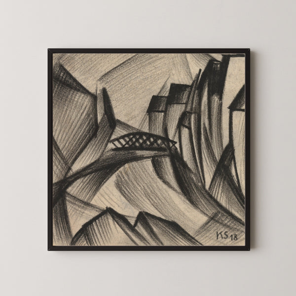 Kurt Schwitters — Z 107 Leinbrücke | Fine Art Print