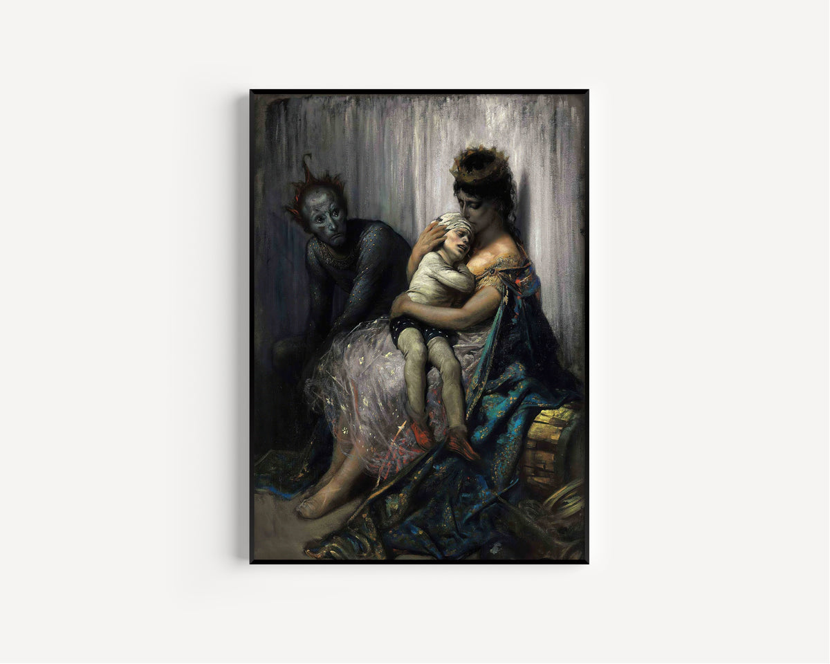 Gustave Doré — The Acrobat’s Family: The Injured Child | Fine Art Print