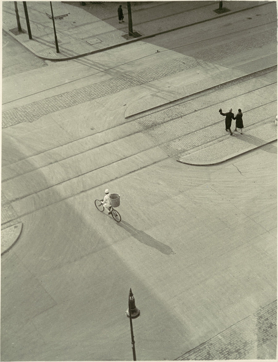László Moholy-Nagy — 7 A.M. (New Year's Morning) | Fine Art Print shown to scale on a wall above a sofa