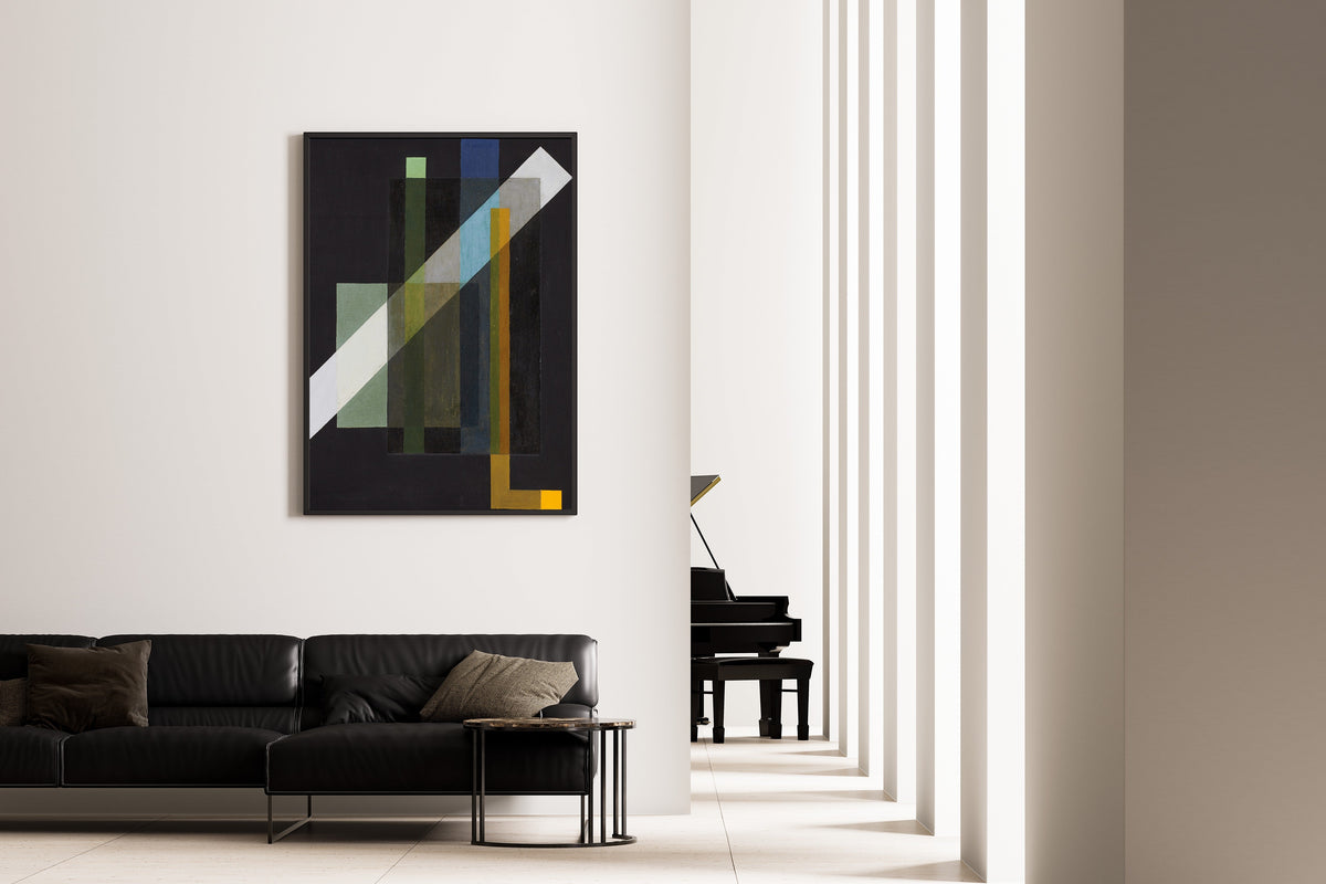 László Moholy-Nagy — Construction (1924) | Fine Art Print - 9ArtPrints