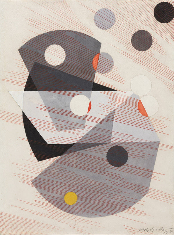 László Moholy-Nagy — Grey Overlappings | Bauhaus Abstract Fine Art Print