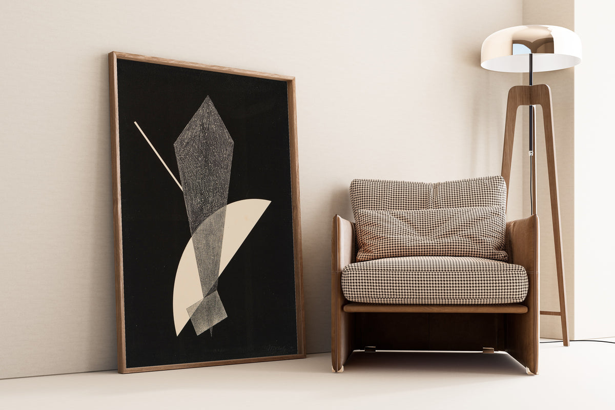 László Moholy-Nagy — Konstruktion V (1922–23) | Fine Art Print - 9ArtPrints