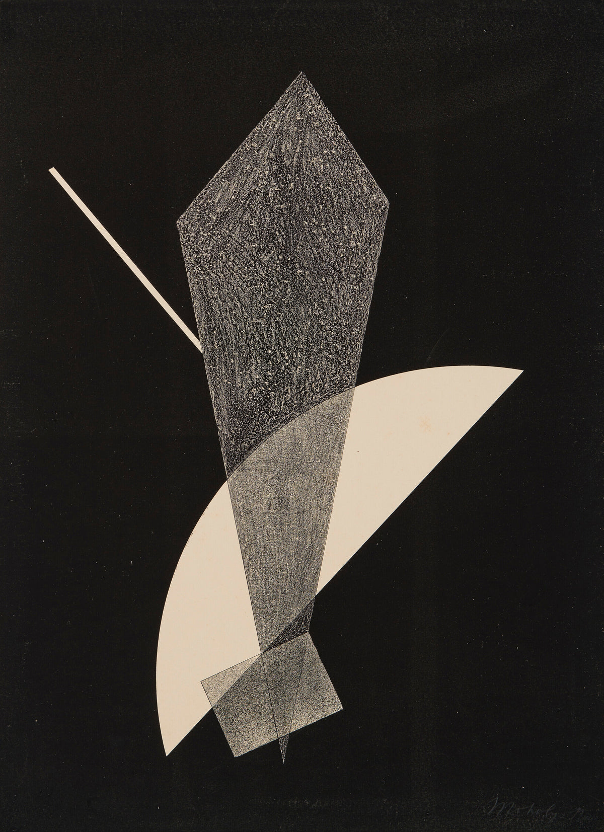 László Moholy-Nagy — Konstruktion V (1922–23) | Fine Art Print - 9ArtPrints