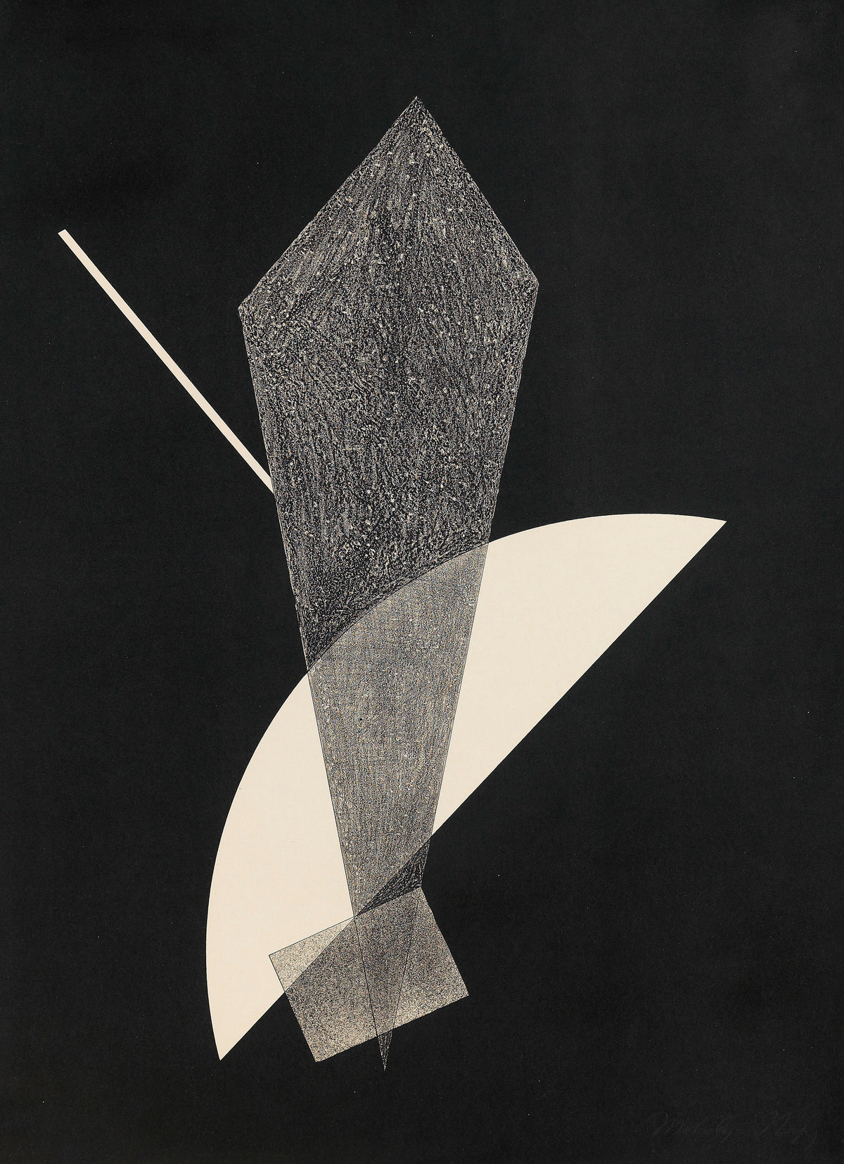 László Moholy-Nagy — Konstruktion V (1923) | Fine Art Print - 9ArtPrints