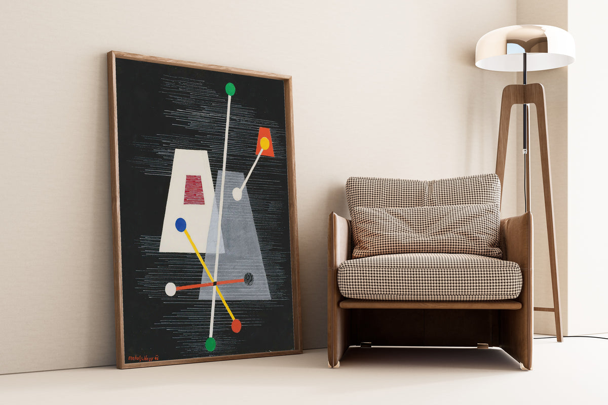 László Moholy-Nagy — Truncated Pyramids | Fine Art Print - 9ArtPrints