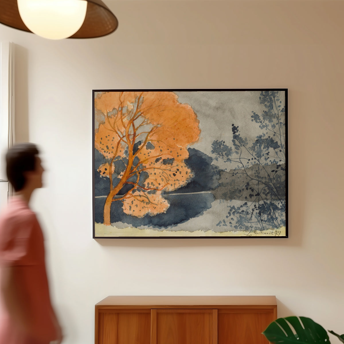Léon Spilliaert — Étang en automne | Symbolist Art Print