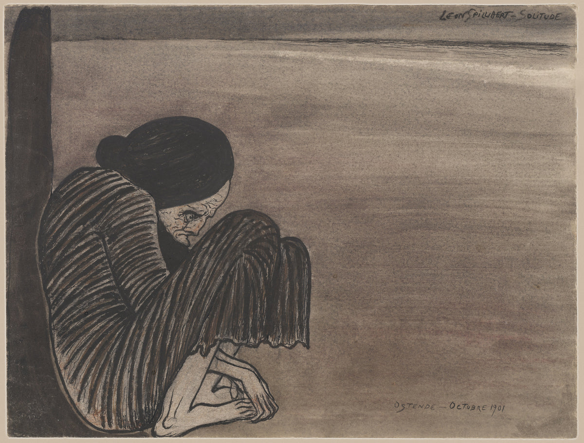 Léon Spilliaert — Solitude | Symbolist Art Print