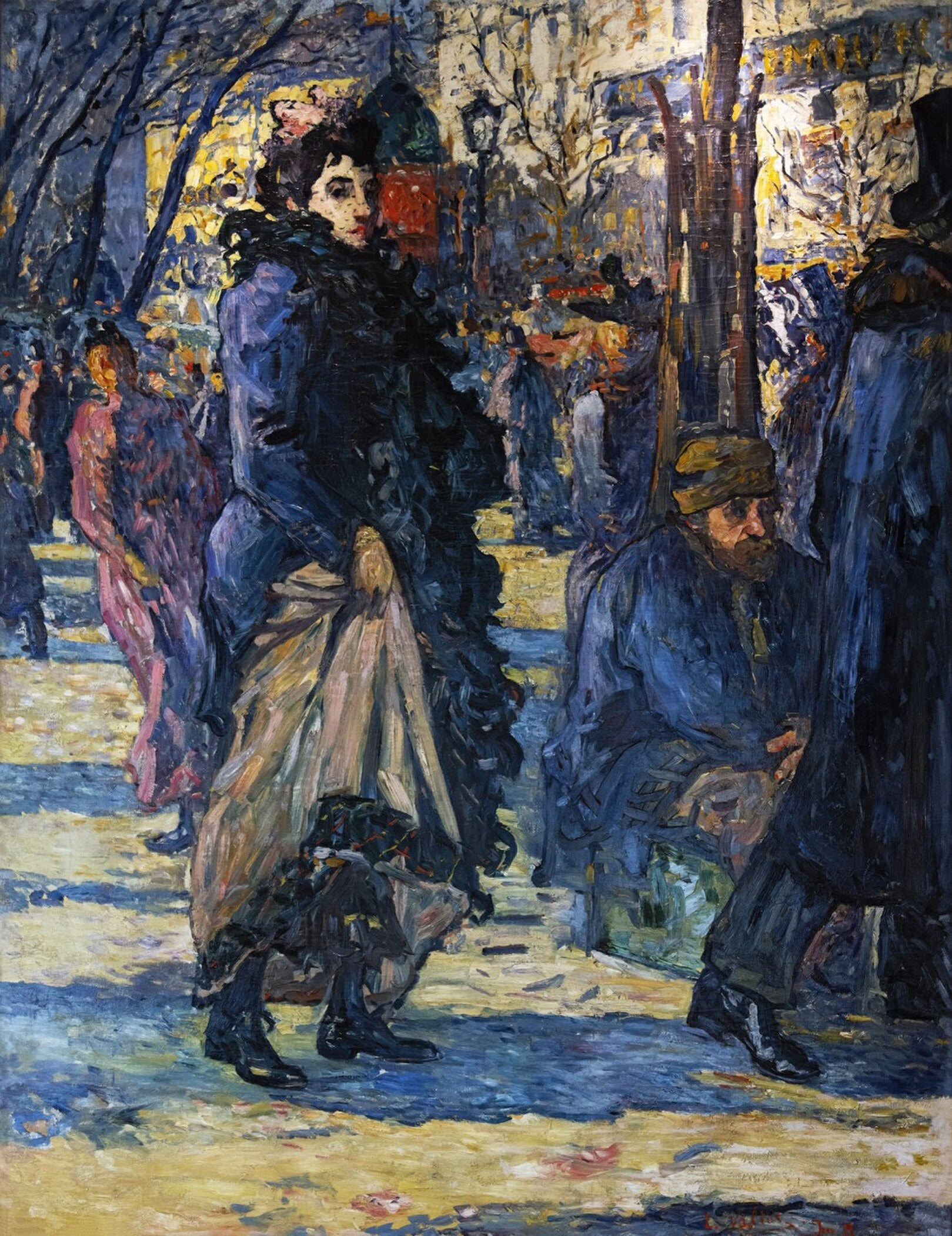 Louis Valtat — Sur Le Boulevard | Fauvist Fine Art Print - 9ArtPrints