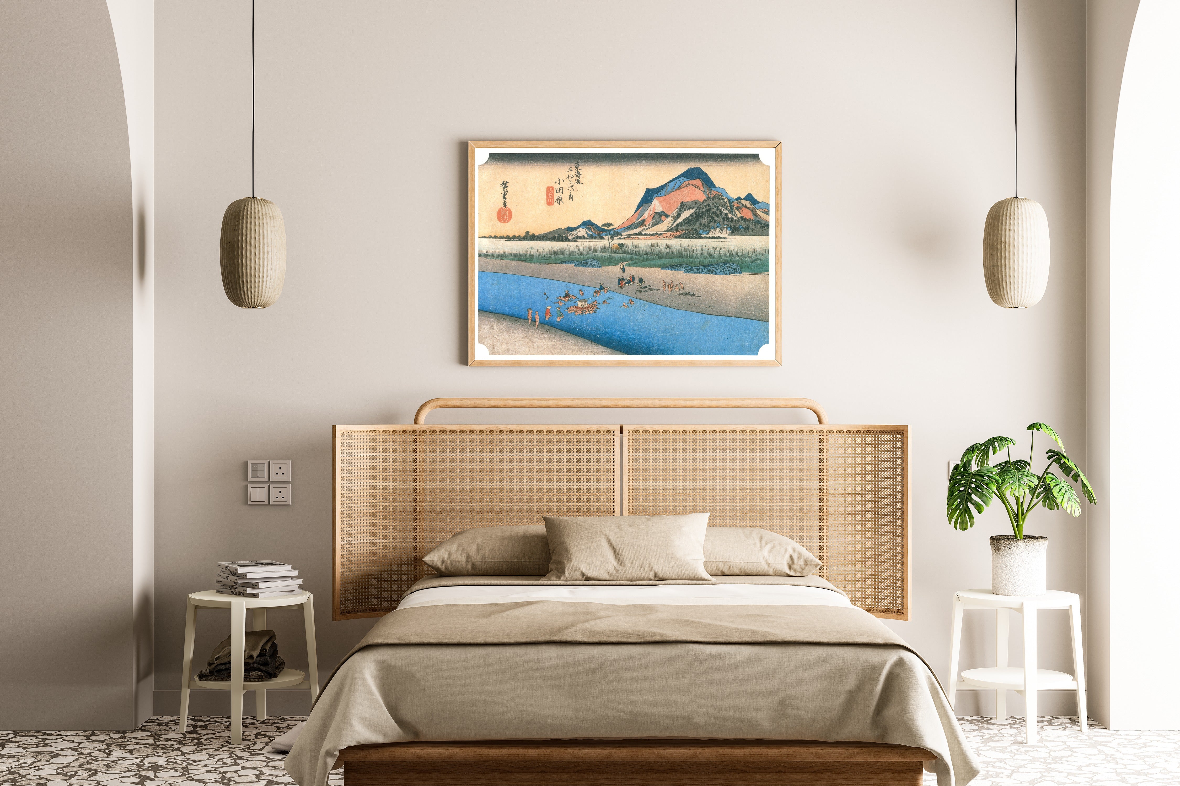 Utagawa Hiroshige — Odawara, Sakawa River | Japanese Woodblock Print (Ukiyo-e)